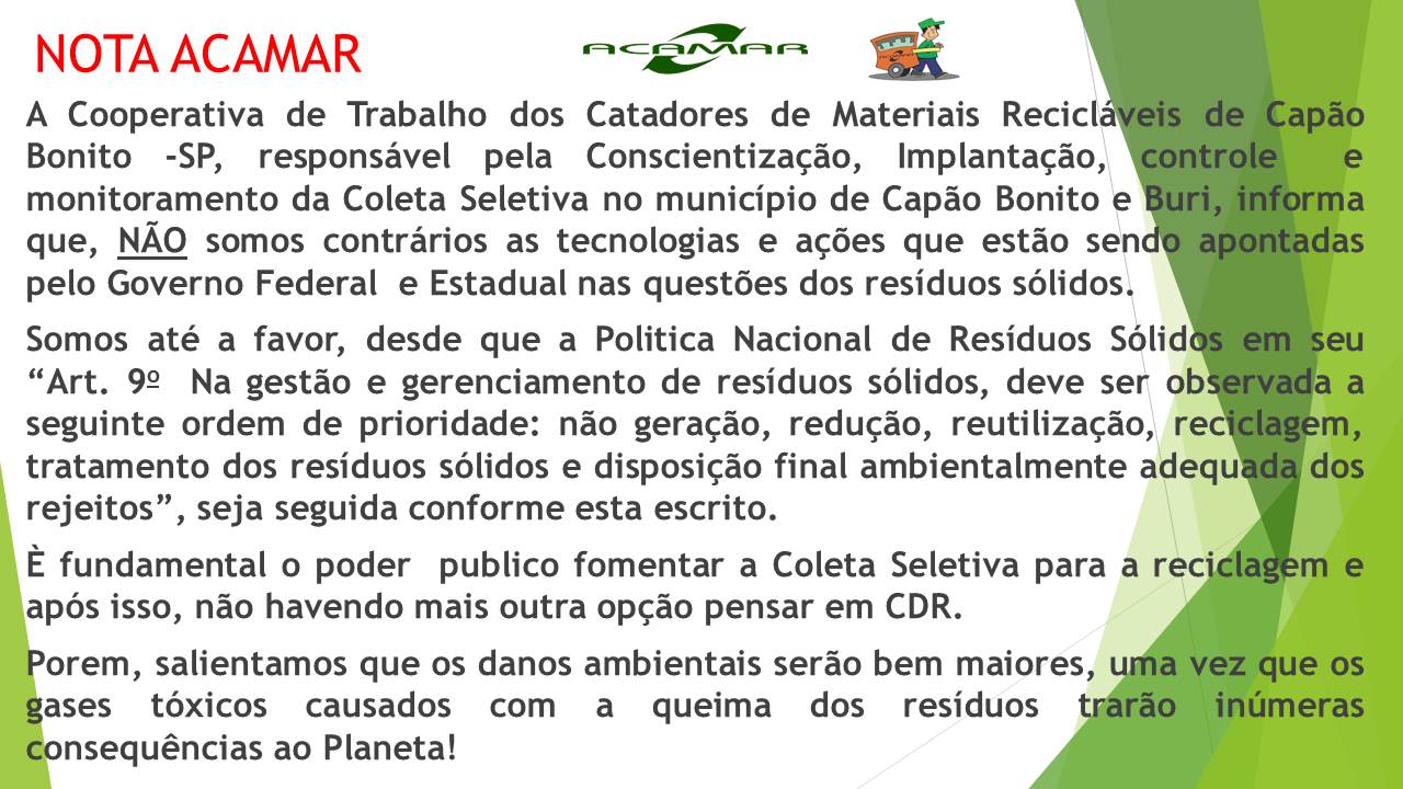 NOTA ACAMAR