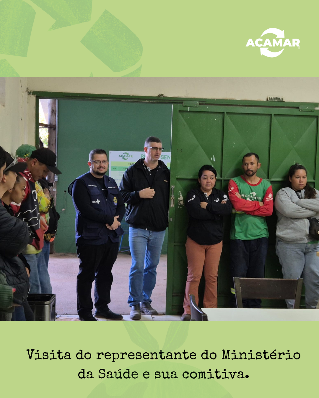 Visita muito especial aqui na ACAMAR!