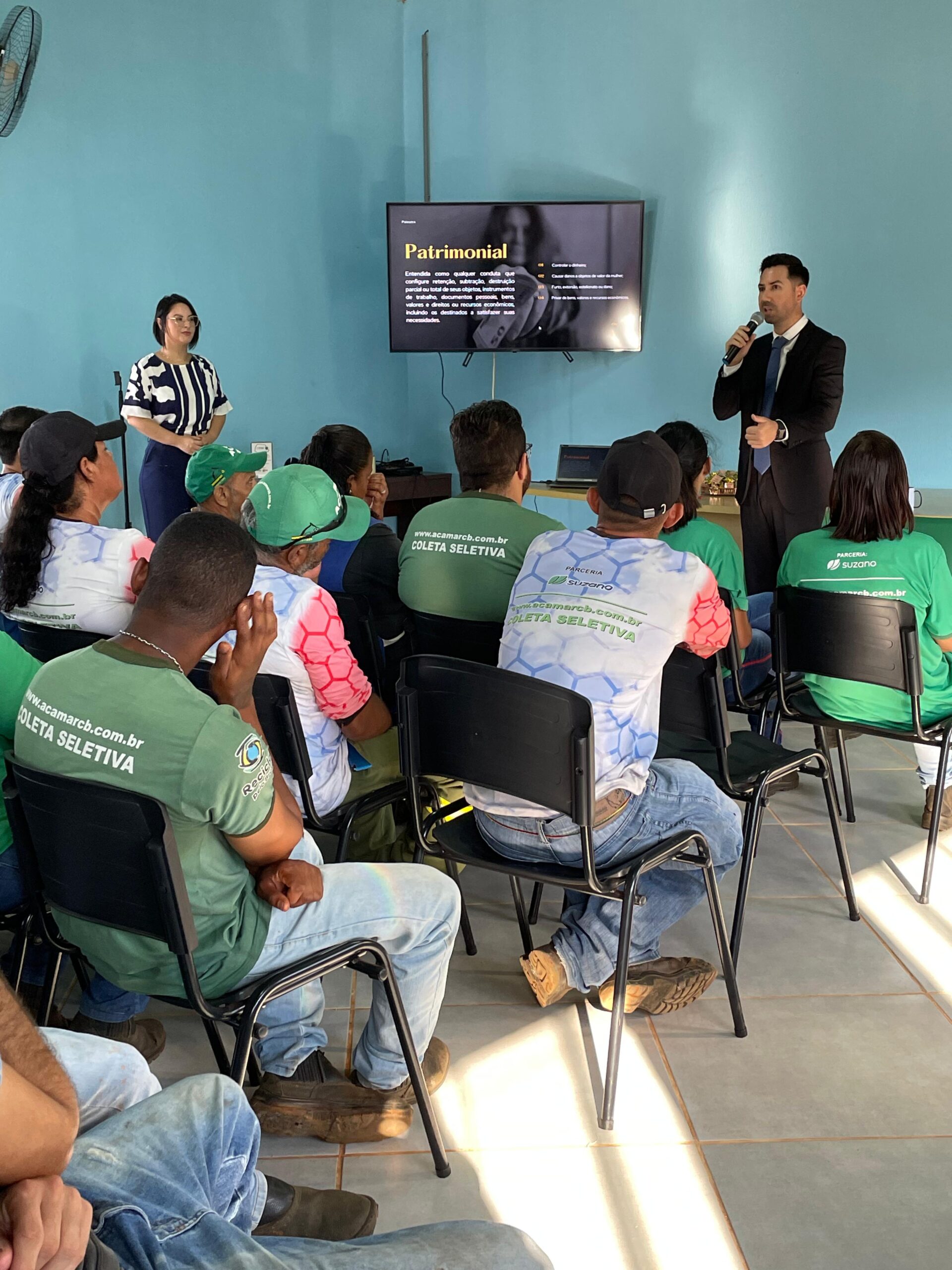 Palestra sobre Violência contra a Mulher