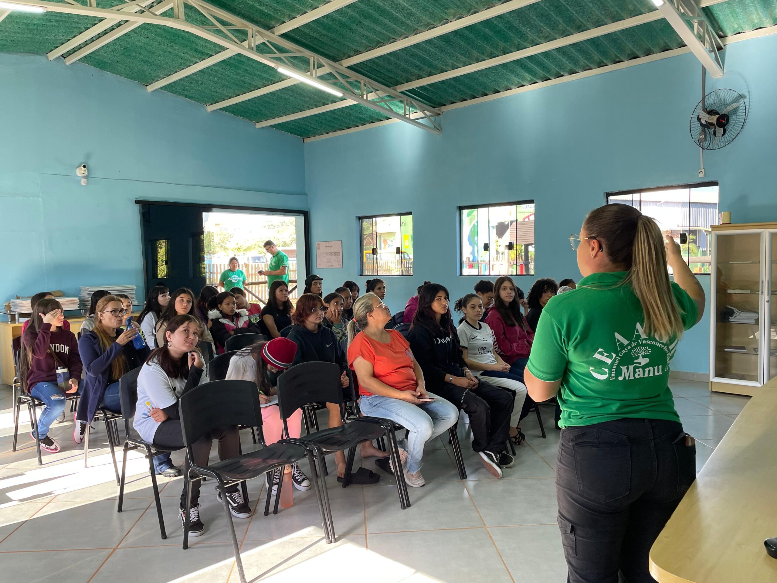 Visita dos Alunos da Escola Estadual João Batista.