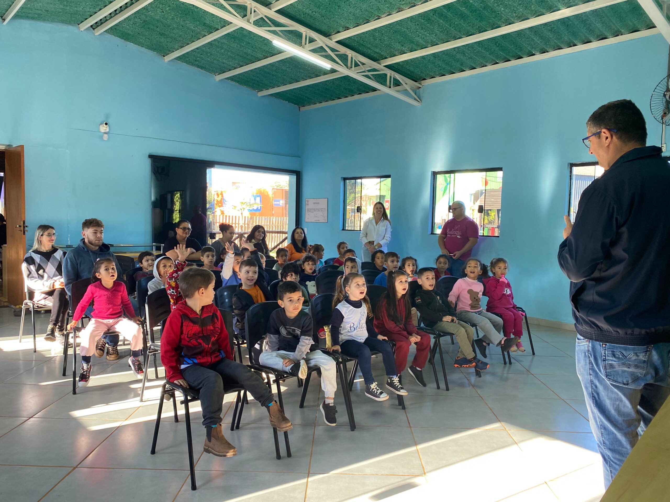 VISITA DAS ESCOLAS BALANGÁ E LEONI DA SILVA LOPES – PROJETO “MEIO AMBIENTE”