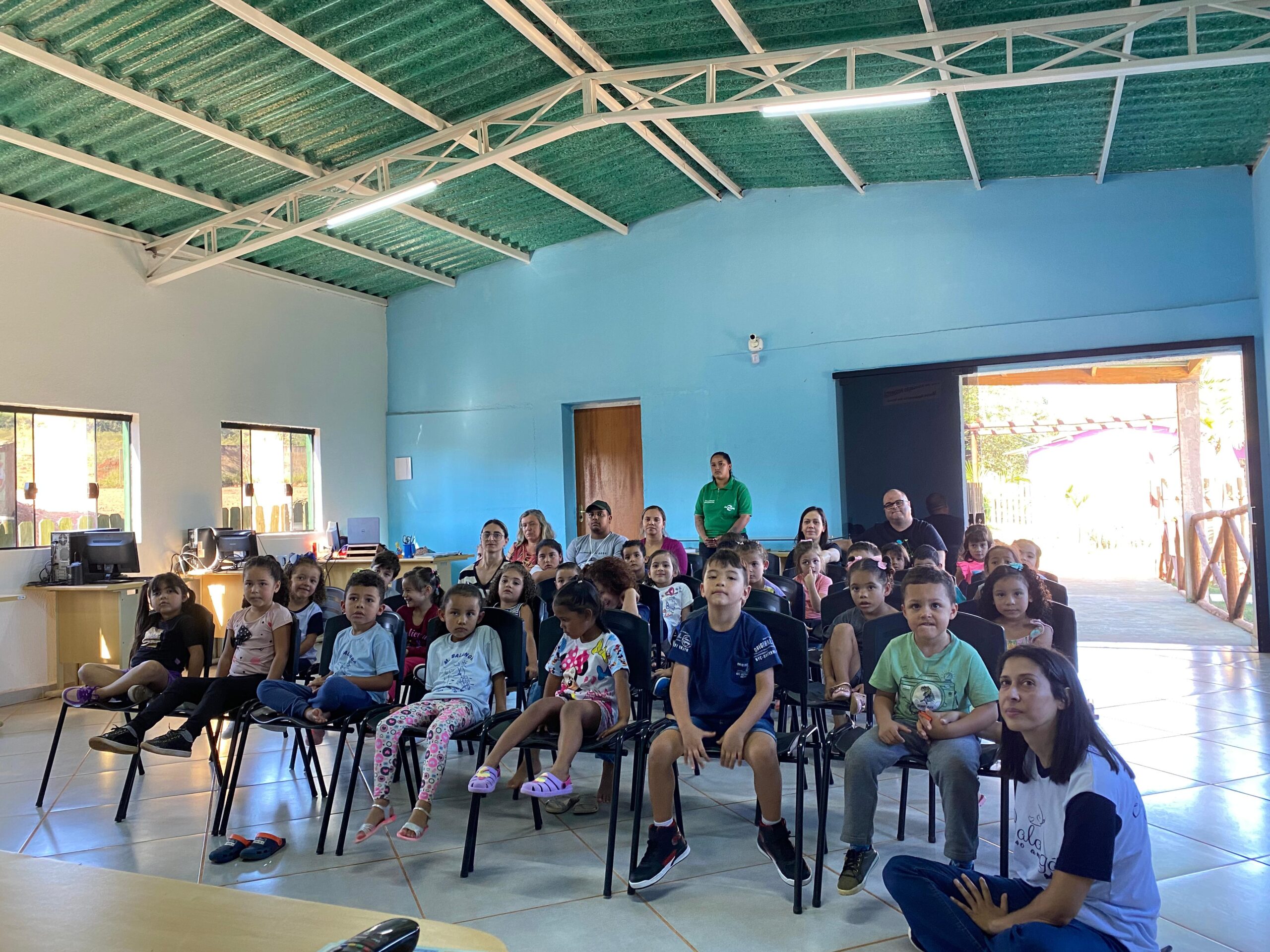 VISITA DA ESCOLA BALANGÁ Creche LEONI DA SILVA LOPES – PROJETO “MEIO AMBIENTE” – terça-feira a tarde