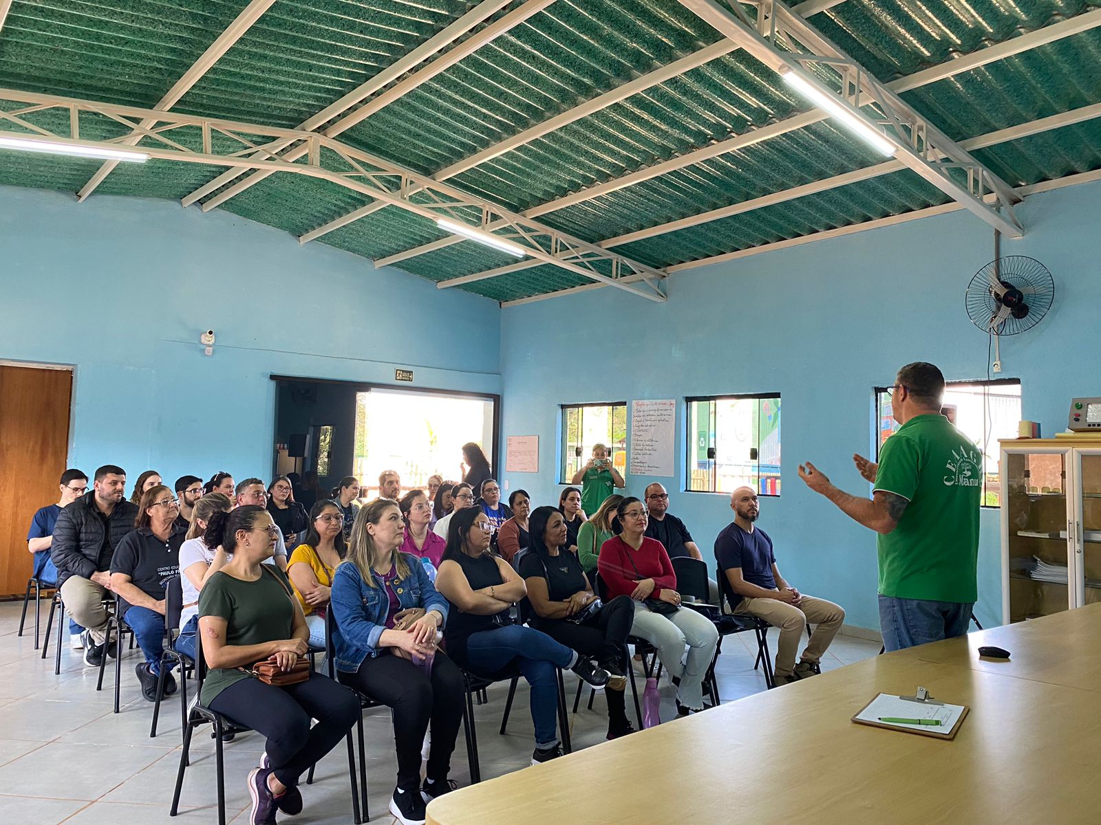 REUNIÃO COM OS COORDENADORES DE ENSINO DE CAPÃO BONITO E OS REPRESENTANTES DA WASTEBANK