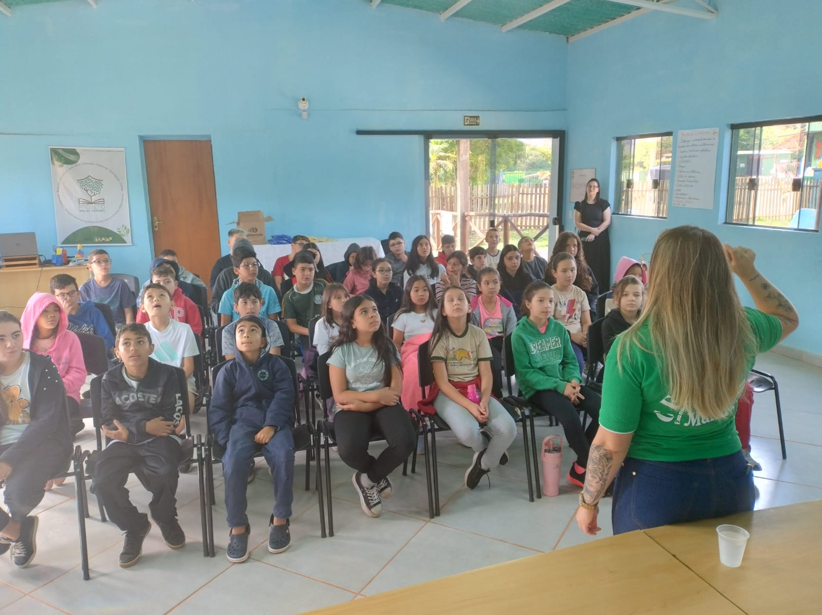 VISITA DOS ALUNOS DO 4º E 5º ANO DA ESCOLA SAMUEL