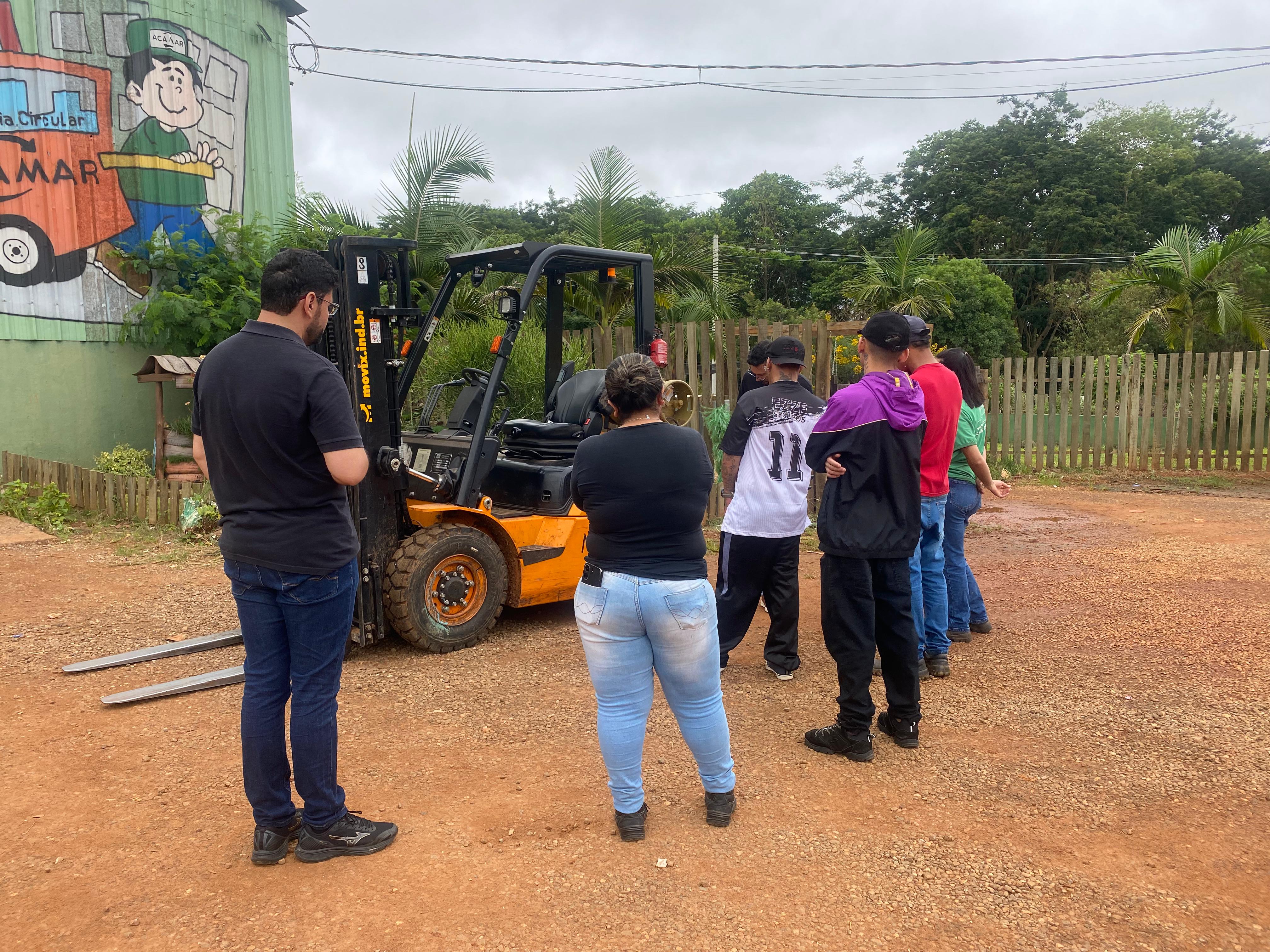 Curso de Operador de Empilhadeira fortalece a capacitação dos cooperados
