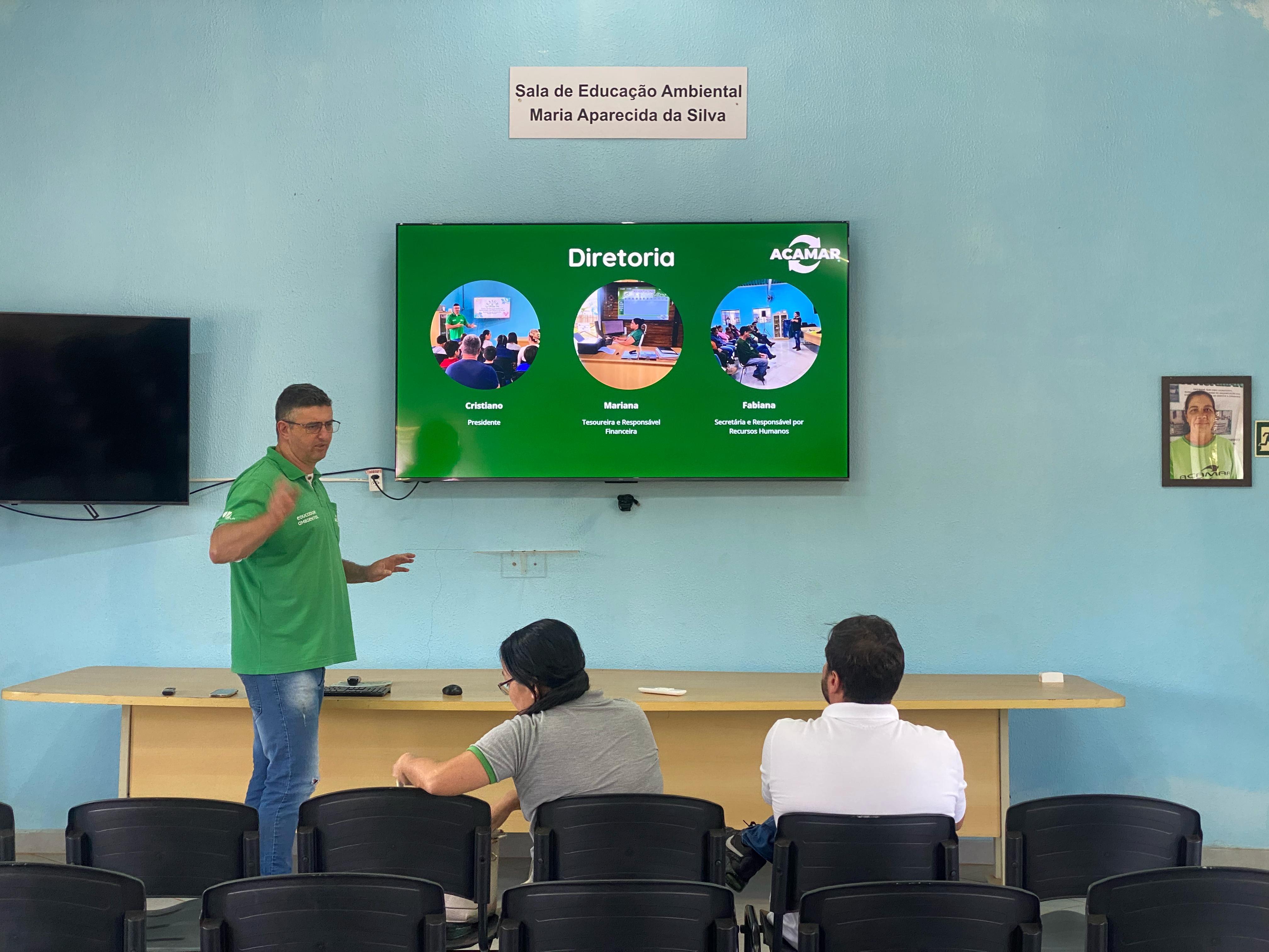 Visita do Diretor do Meio Ambiente à ACAMAR 🌱♻️