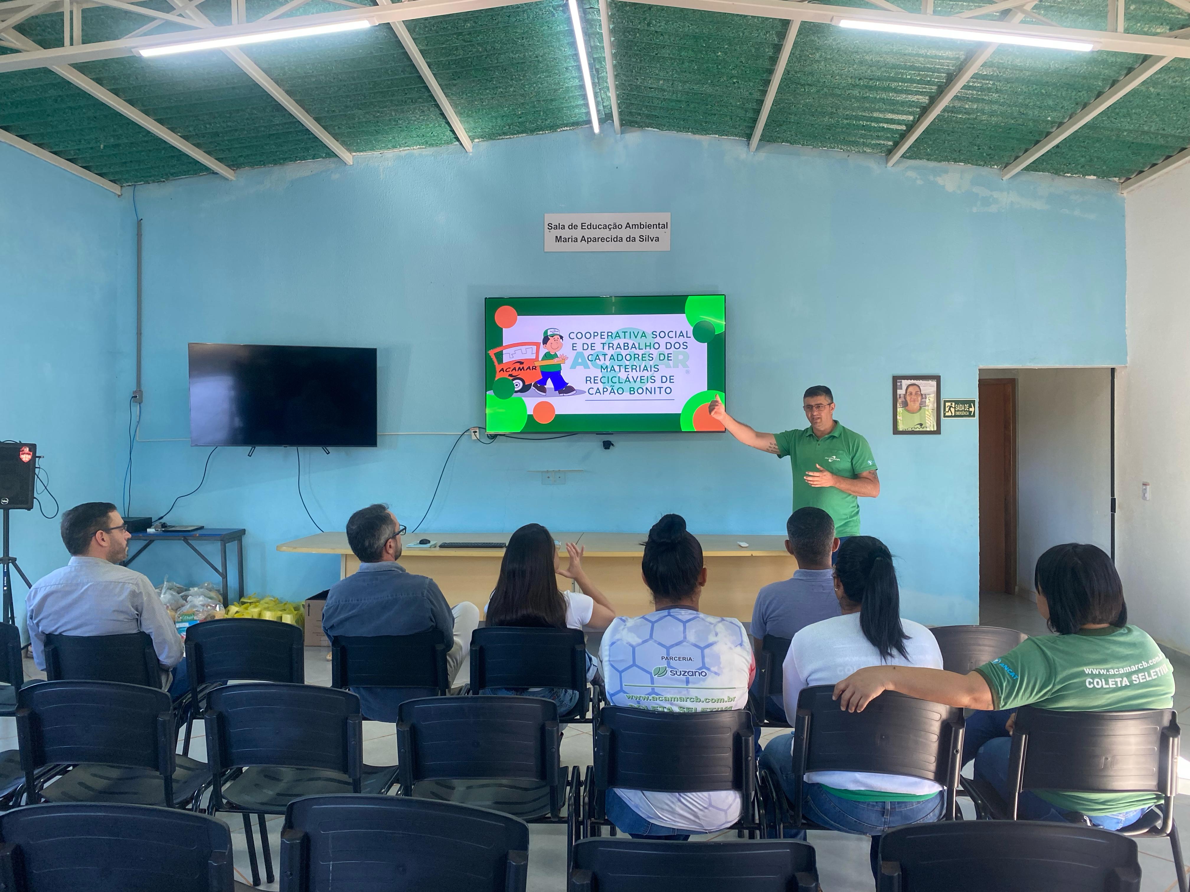 Secretaria de Desenvolvimento Econômico e PAT visitam a ACAMAR 🌱♻️