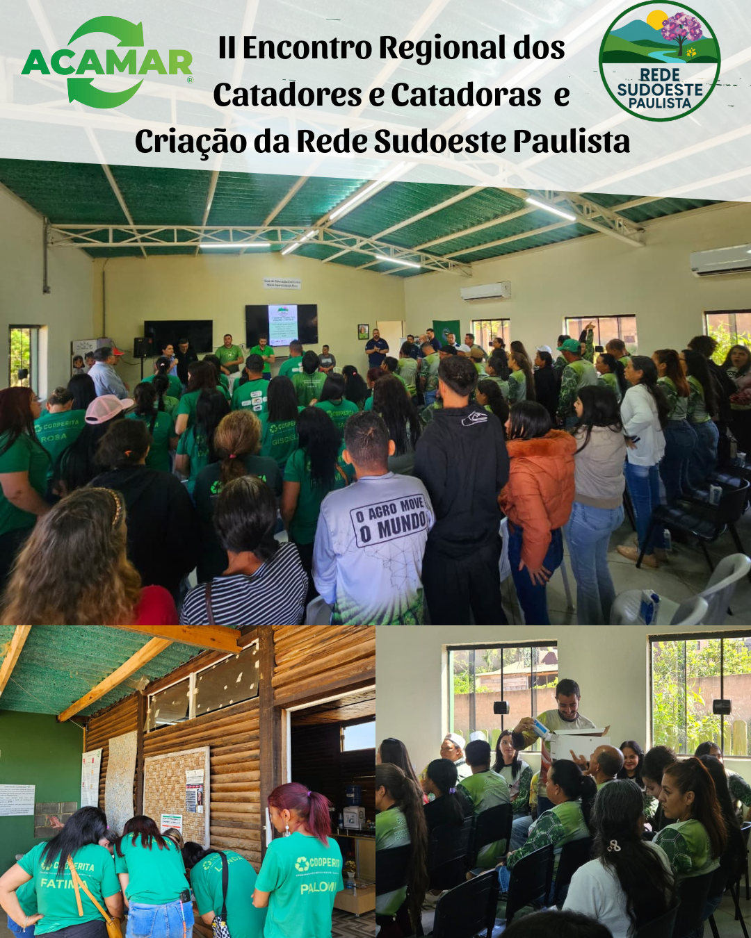 II Encontro Regional dos Catadores e Catadoras e Criação da Rede Sudoeste Paulista