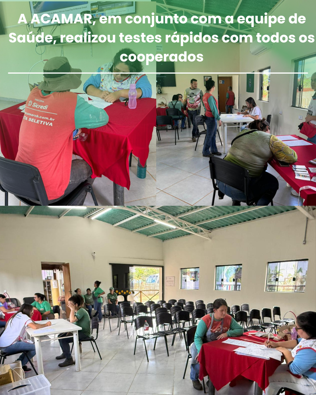 ACAMAR mantém uma importante parceria com a Secretaria Municipal de Saúde