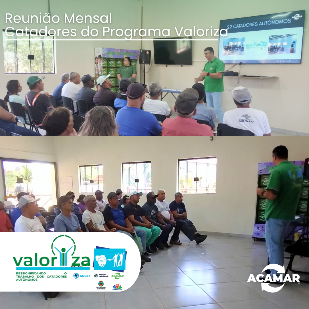 Reunião Mensal do Programa Valoriza