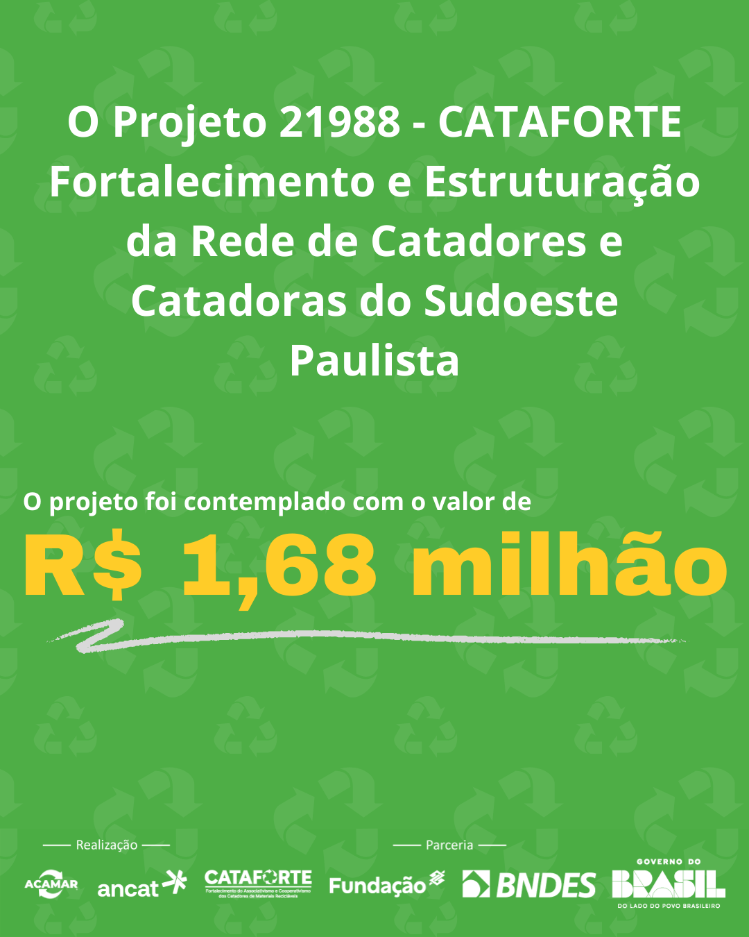 Projeto CATAFORTE – Fortalecimento da Rede de Catadores do Sudoeste Paulista