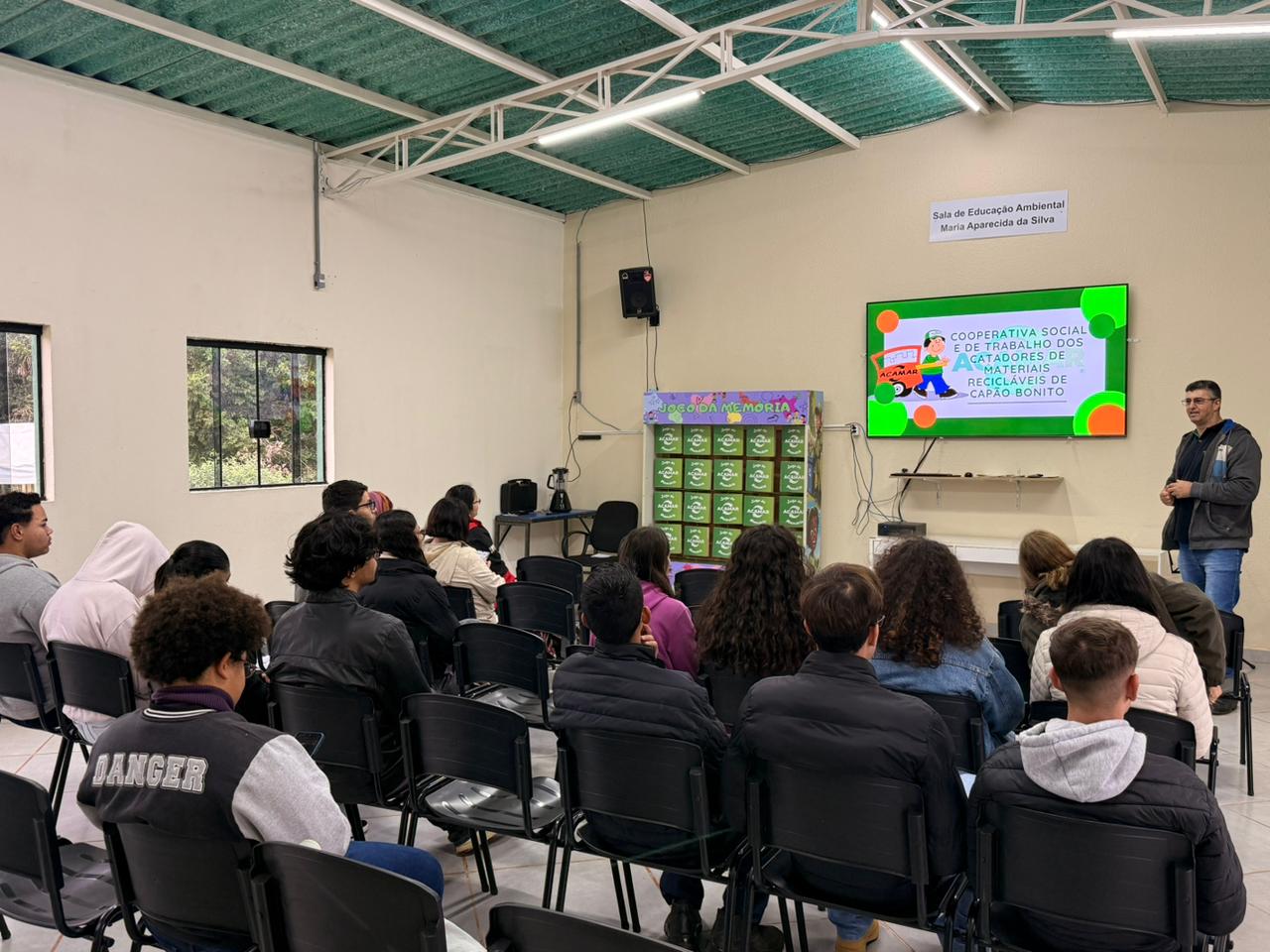 Alunos da Fatec de Capão Bonito visitam a ACAMAR para conhecer ações de sustentabilidade e educação ambiental