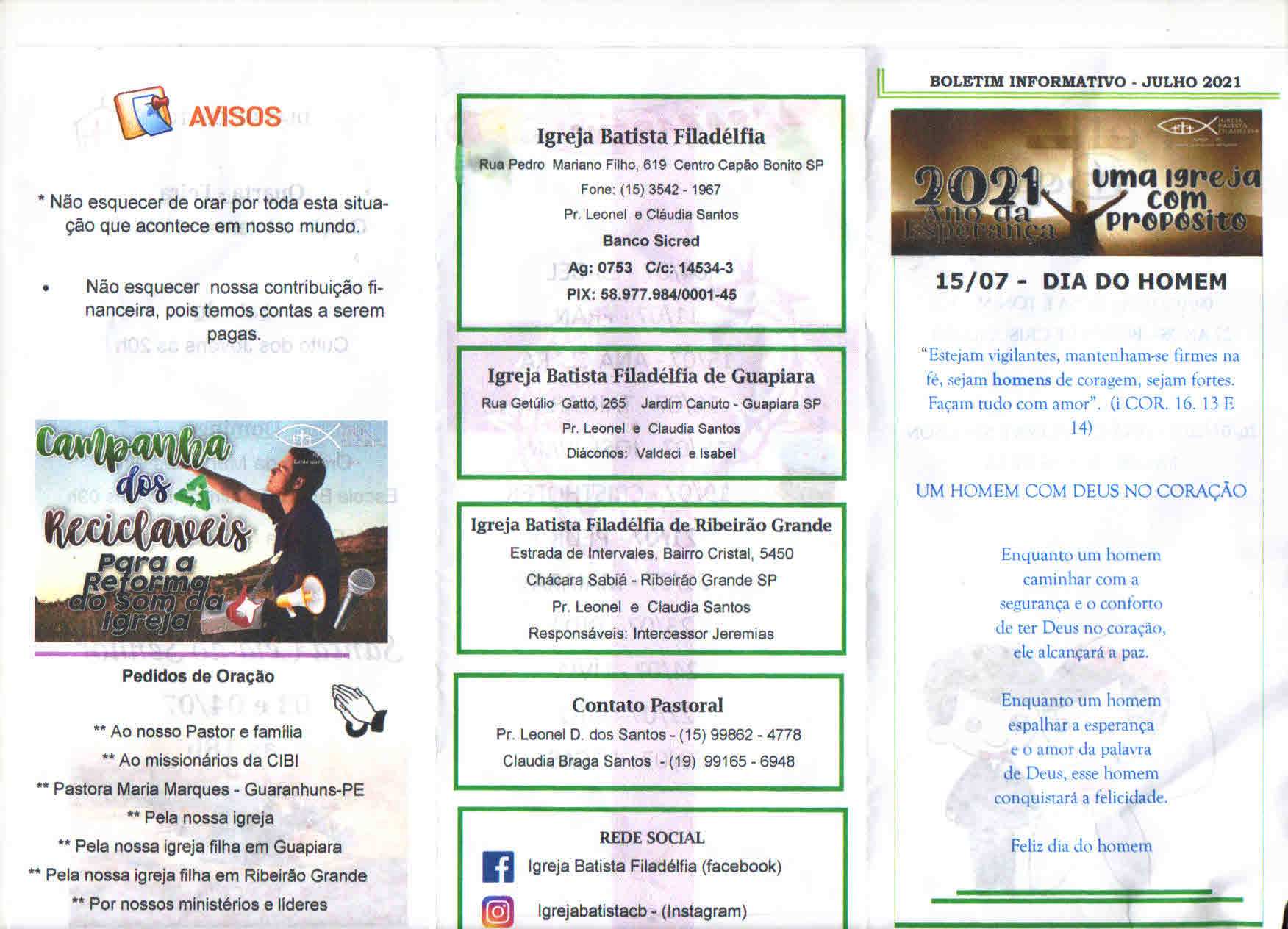 Igreja Batista faz projeto com a ACAMAR