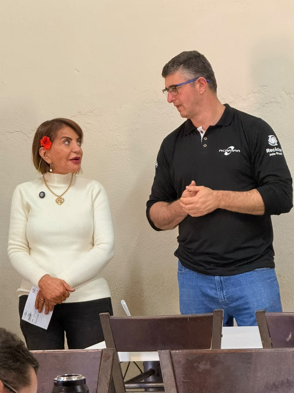 ACAMAR recebe visita da pré-candidata a deputada estadual Professora Bebel