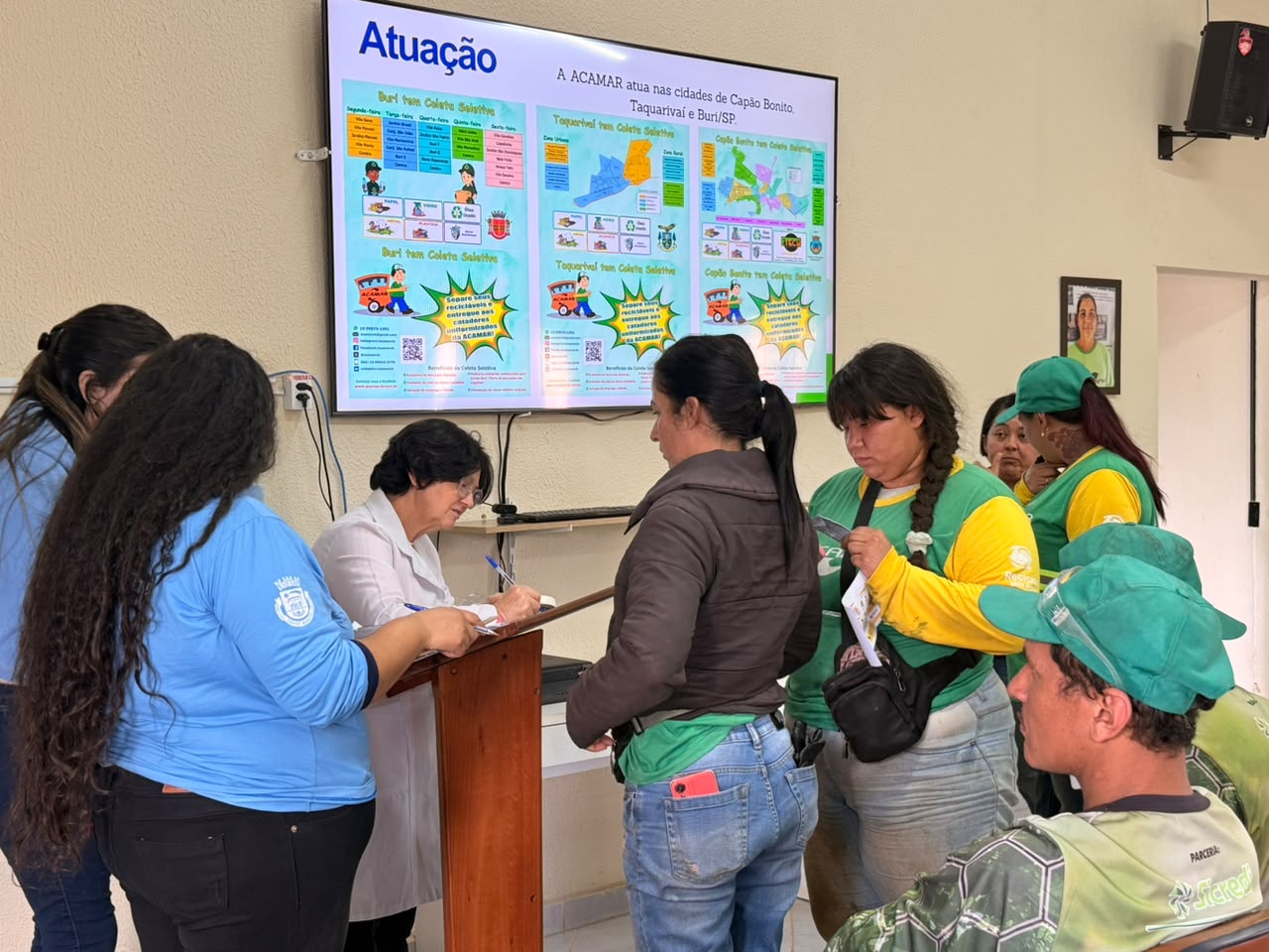ACAMAR recebe equipes de Saúde para ação de prevenção à tuberculose