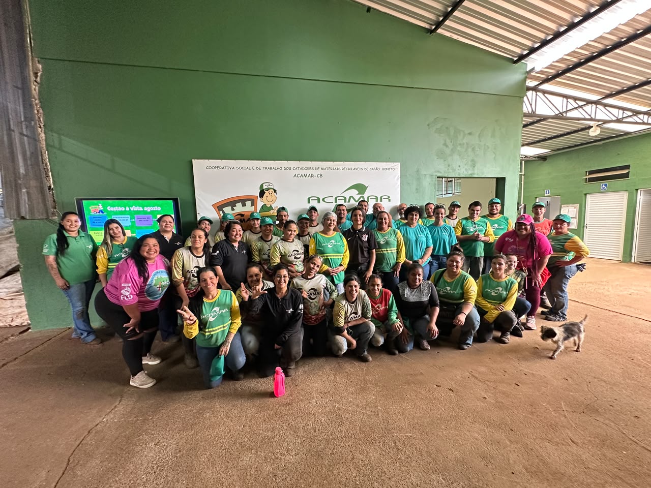 Visita das Gurias da SDV Reciclando, de Porto Alegre!